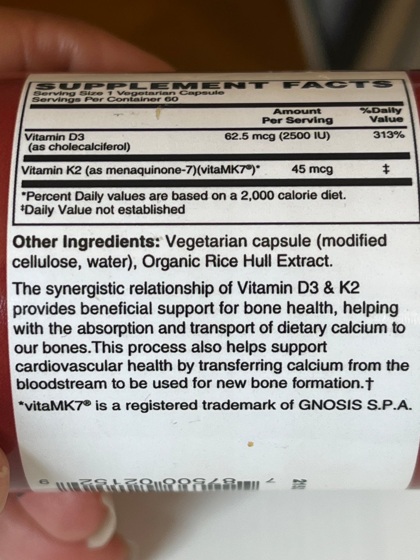 Necessary Nutrition D3+K2