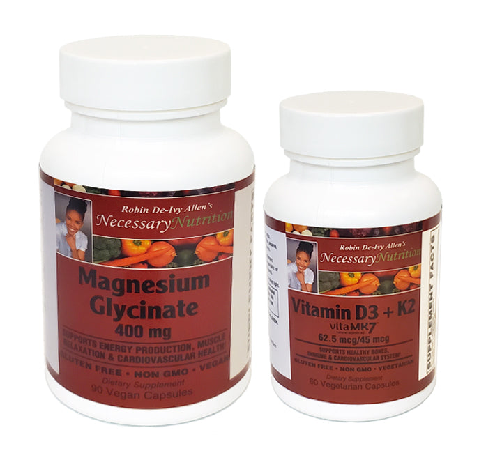 Necessary D3+K2 and Magnesium Glycinate COMBO